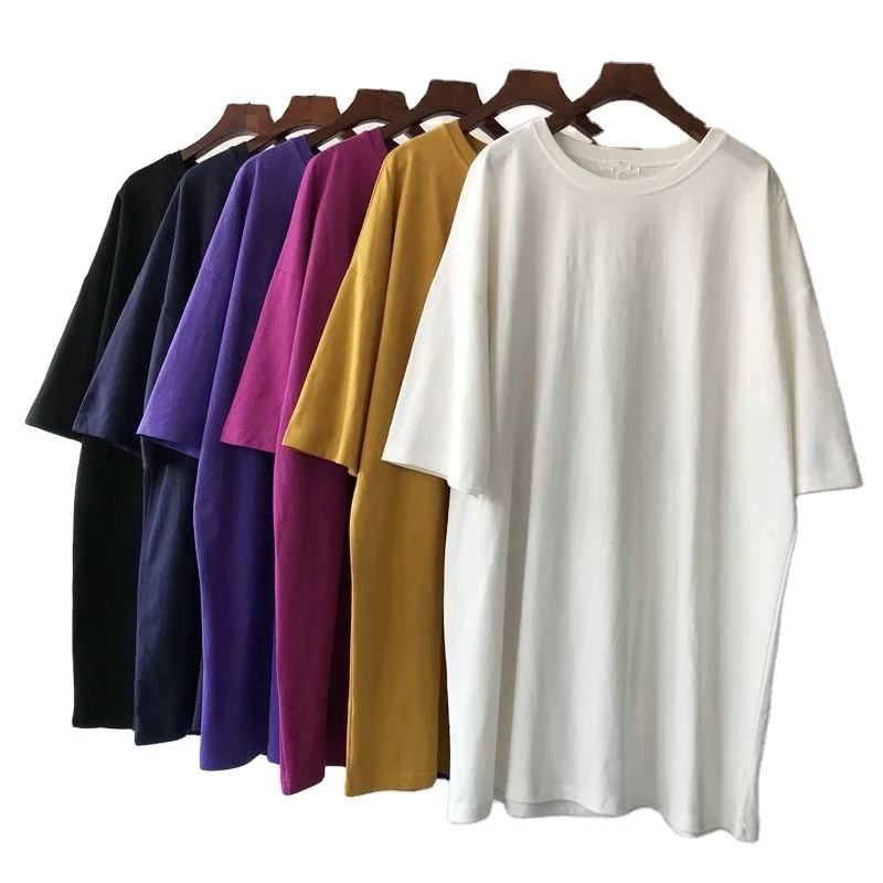 
Custom Loose Casual Oversized T-shirt Women 
