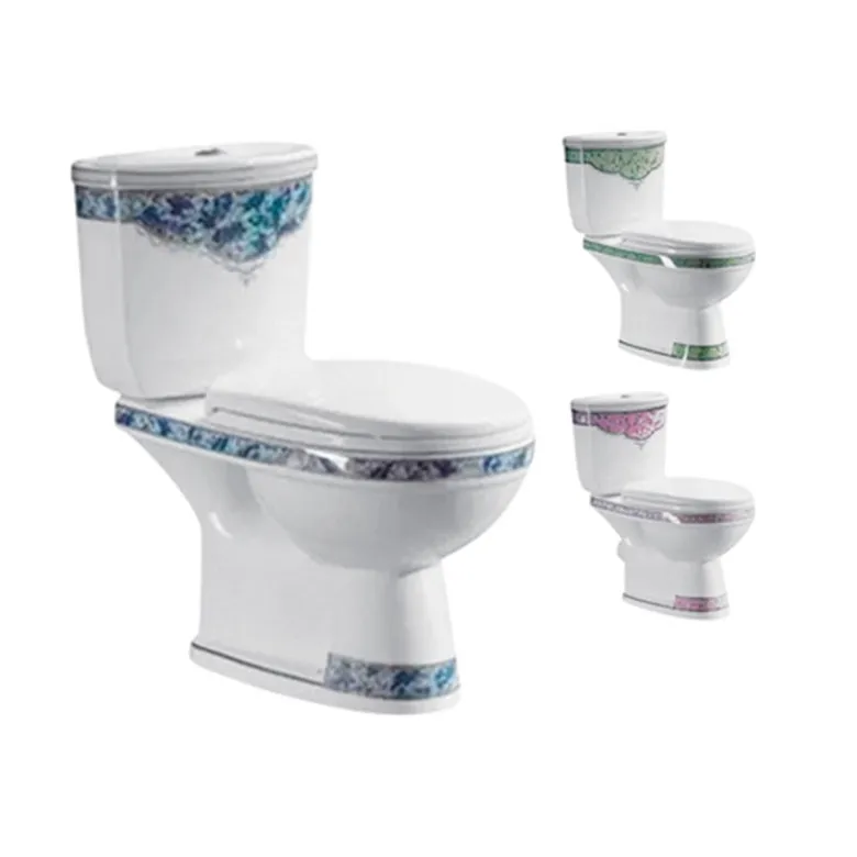 Africa Market Wc Ptrap Nigeria Twyford Toilet Two Piece Water Closet