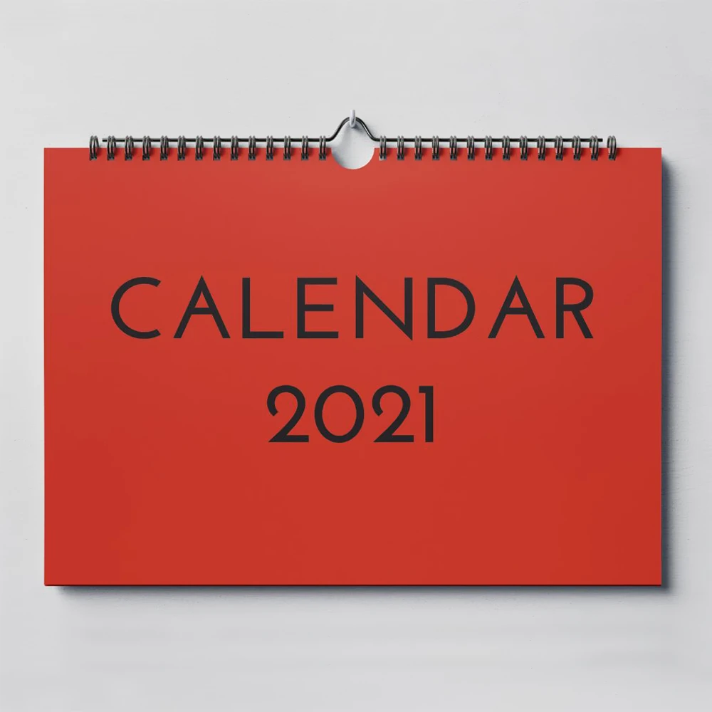 批发2021 打印calendrier calendarios自定义表台历定制