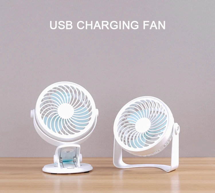 Best Selling Products High Quality USB Fan Mini Electric Fan Creative Student Dormitory Office Mute Clip Fan 