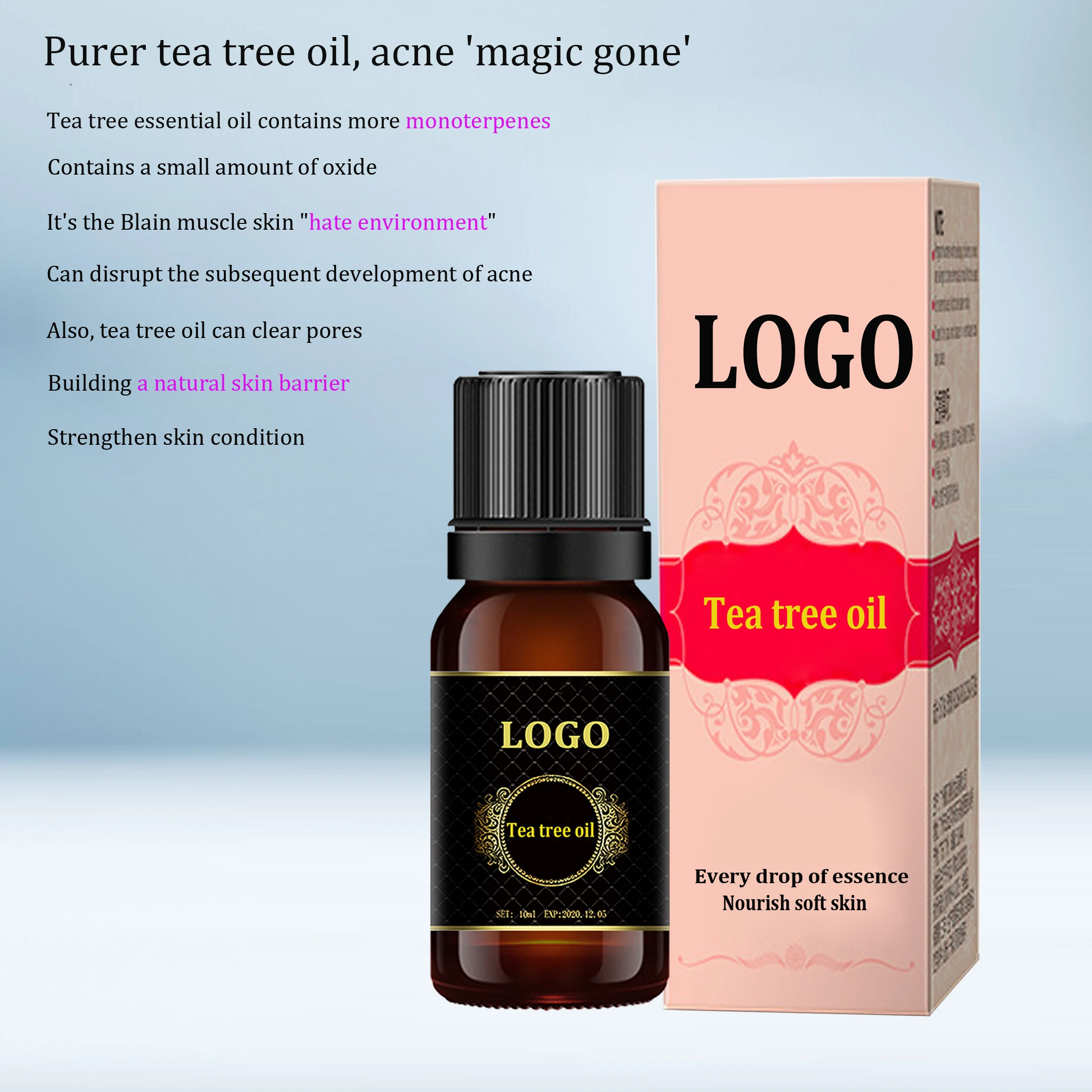 New Fashion Men Liquid Beard Growth Essential Oil Fast Enhance Facial