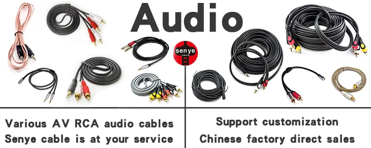 1.5M PVC OFC 3.5mm Aux Cord for TV Transmited - ANKUX.COM