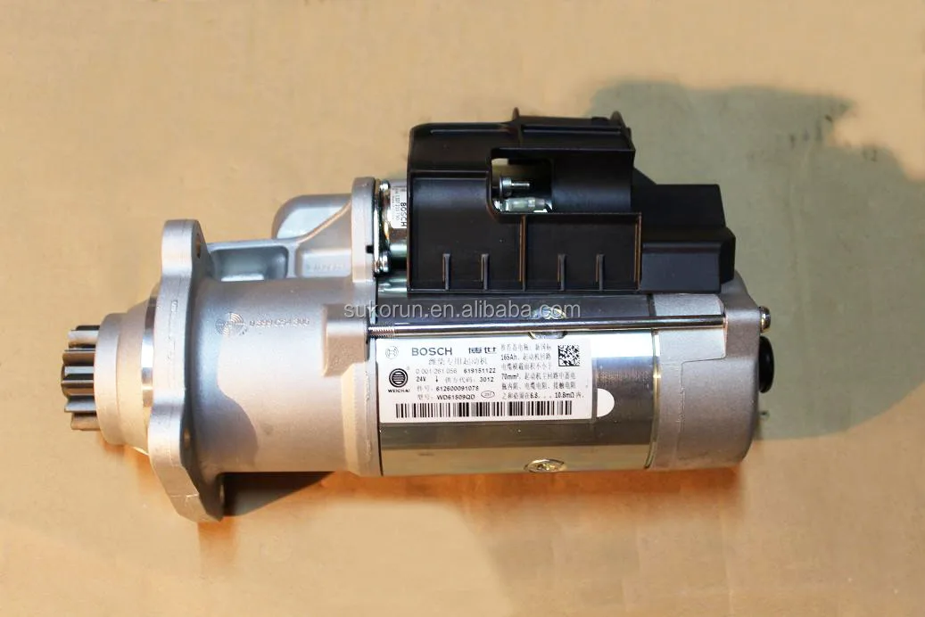 Wechai Diesel Engine Starter / 24v Boscch Engine Starter 612600091078