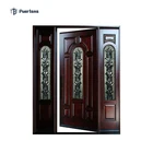Arch Main Door New Design Oval Glass Entry Door