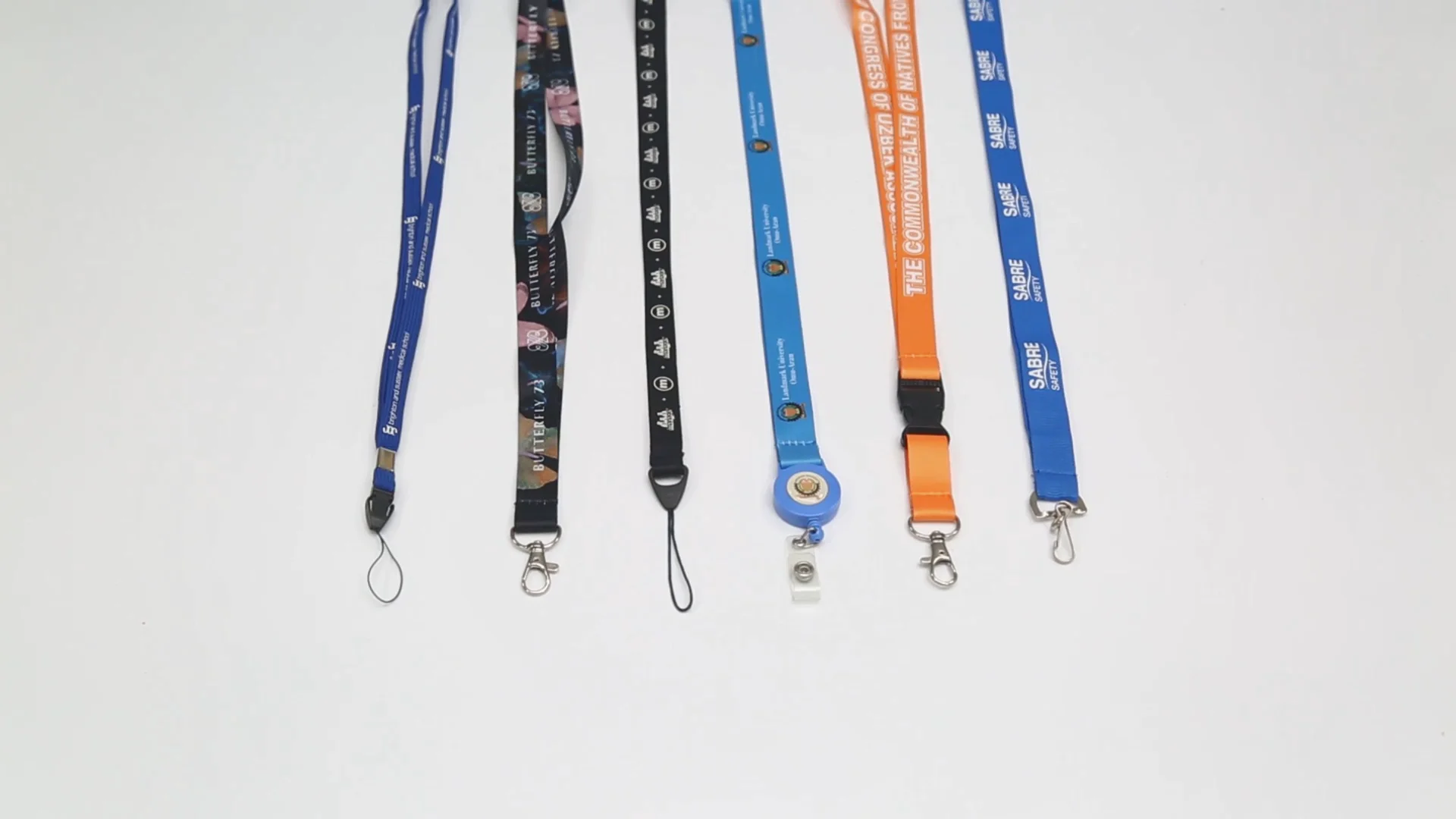 Custom Office Works Id Card Holder Polyester Long Lanyards Neck Strap ...