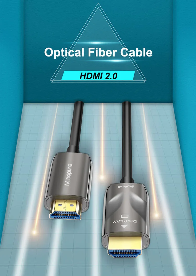 New Product 2.0v 4k 60Hz 60Fps Cable active fiber optic HDMI Cable - ANKUX.COM