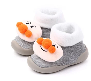 Pure Color Latest Baby Sock Shoes Kids Baby Prewalker Shoes supplier