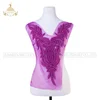 Beaded embroidery rhinestone applique gowns bodice for bridal evening dress