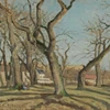 Camille Pissarro Chestnut Grove At Louveciennes The River Oise Near Pontoise Giclee Canvas Print Paintings Poster reproduction