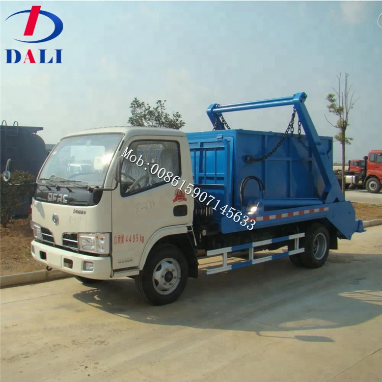 Dali Min Waste Skip Trucks Rhd Or Lhd Waste Disposal Trucks 4000l