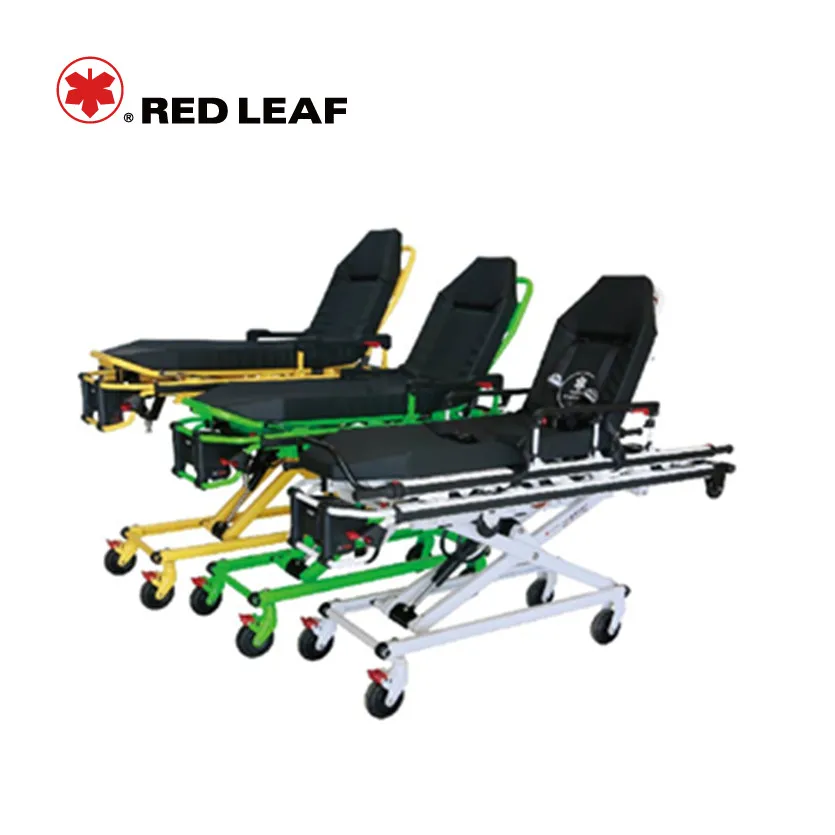 Rehs02 Powered Ambulance Stretcher Electric Automatic Loading