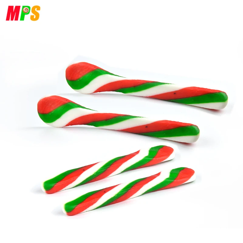 Delicious Peppermint Flavored Candy Cane Spoons Great For Christmas