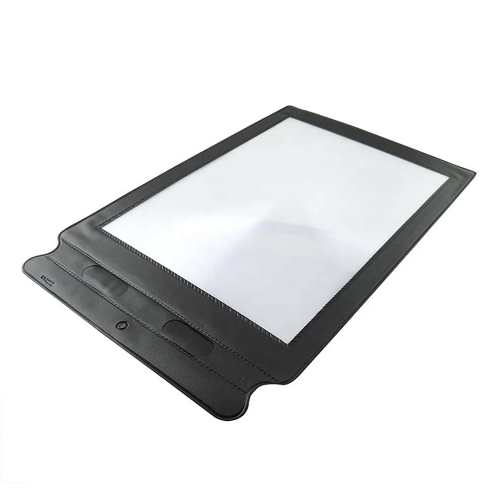 A4 Full Page Large Flat Flexible Pvc Magnifying Sheet With Vinyl Frame ...