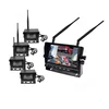 360 degree wireless car rear view system including 1 pc 7 inch car monitor with 4pcs wireless camera