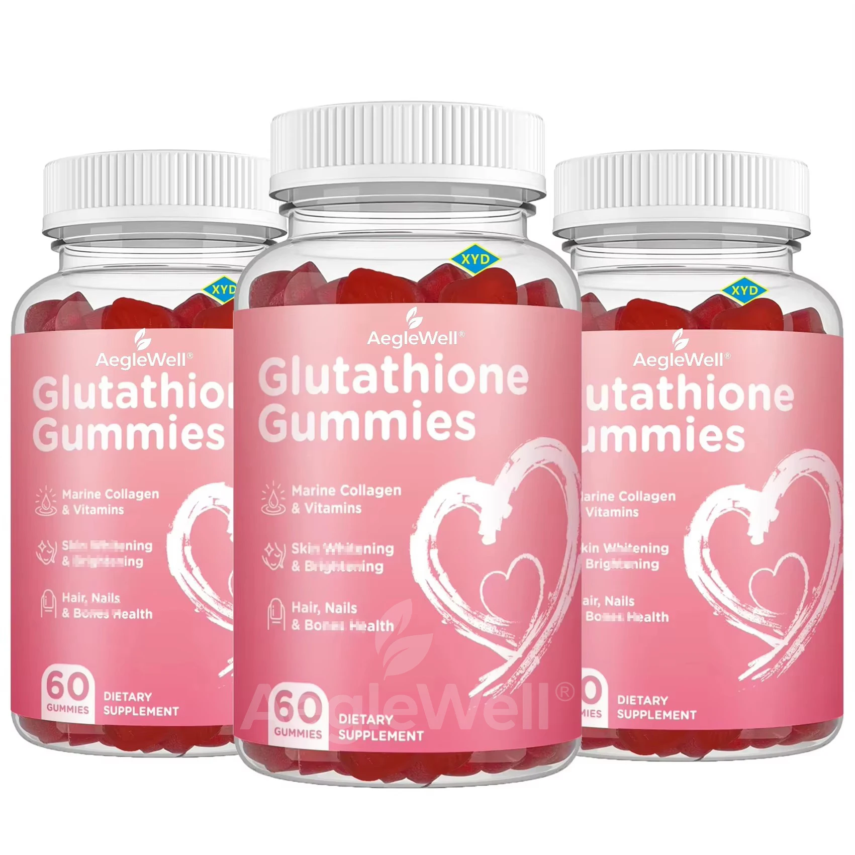 OEM ODM Glutathione Collagen Gummies for Skin