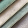 Luxury 100% polyester plain bright dyed velvet fabric for sofa cover(shipping cost finalize checking by supplier)