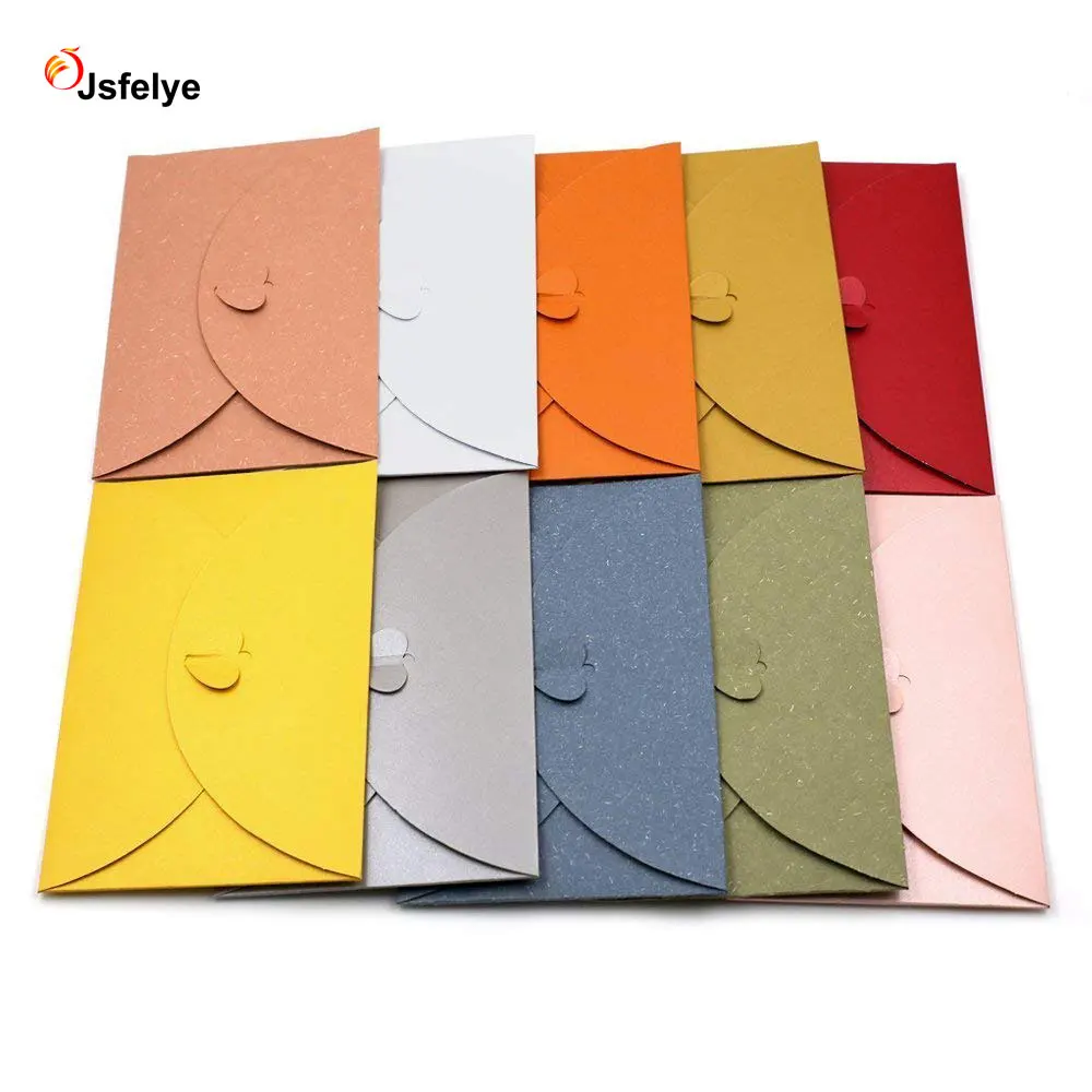 Kraft Heart Mini Letter Envelopes Business Card Case Holder Blank