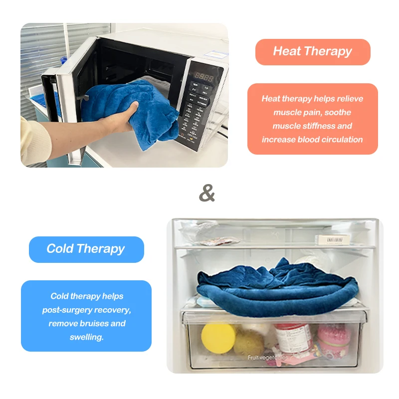 Moist Heat Weighted Microwavable Heating Pads For Neck Shoulders Back