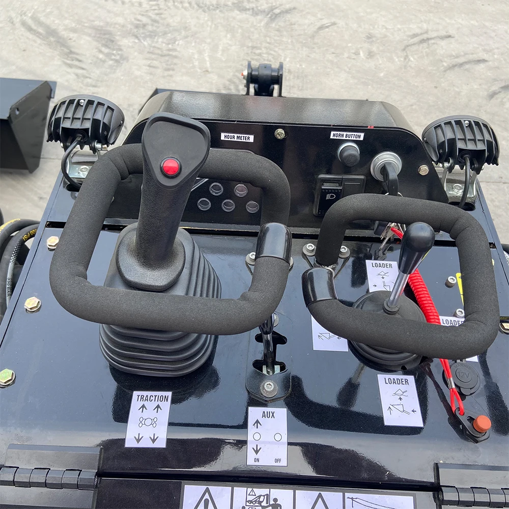 Ht530 Joystick Control 25hp Skid Steer Loader With Rubber Track For