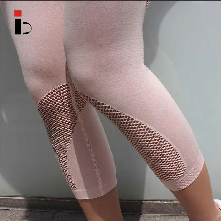 Hot Selling Mesh Fitness Yoga Wear High Waist Wont Camel Toe Leggings 