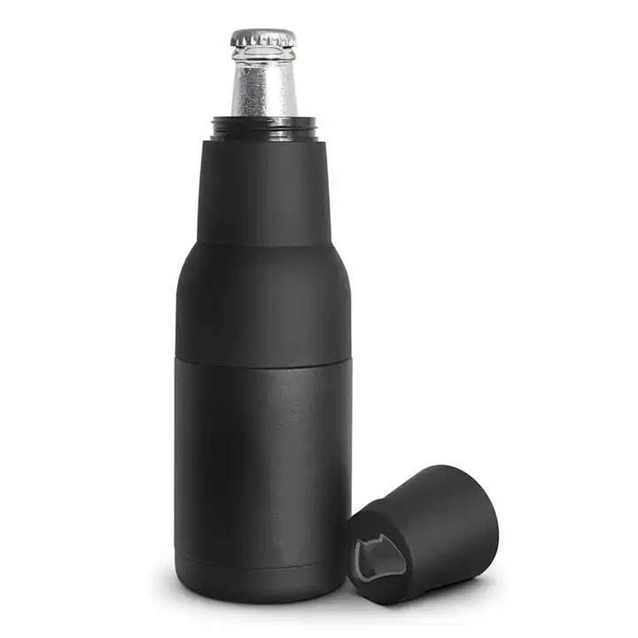 12oz ECO Friendly Double Walled Insulated Stainless Steel Vacuum Beer Bottle Can Cooler Insulator Beer Bottle Holder For U
