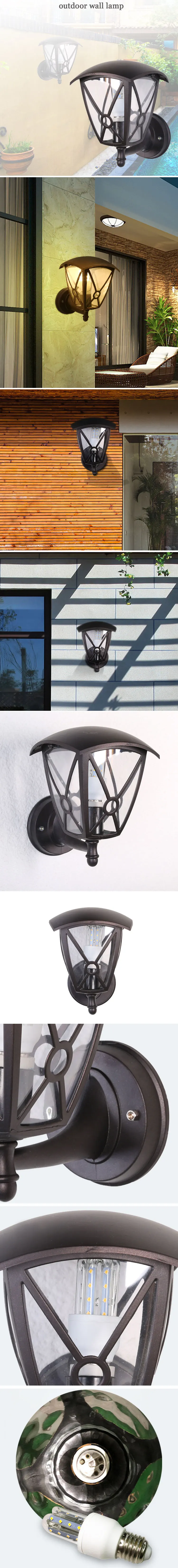 led light wall night club Die casting aluminum alloy with PC cover wall light for hotel