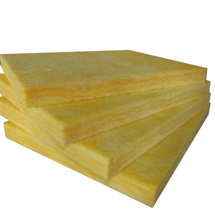 10Kg/M3 100Mm Glass Wool Heat Insulation Materials Sound Isolation Glass Wool For Air Condition Duct