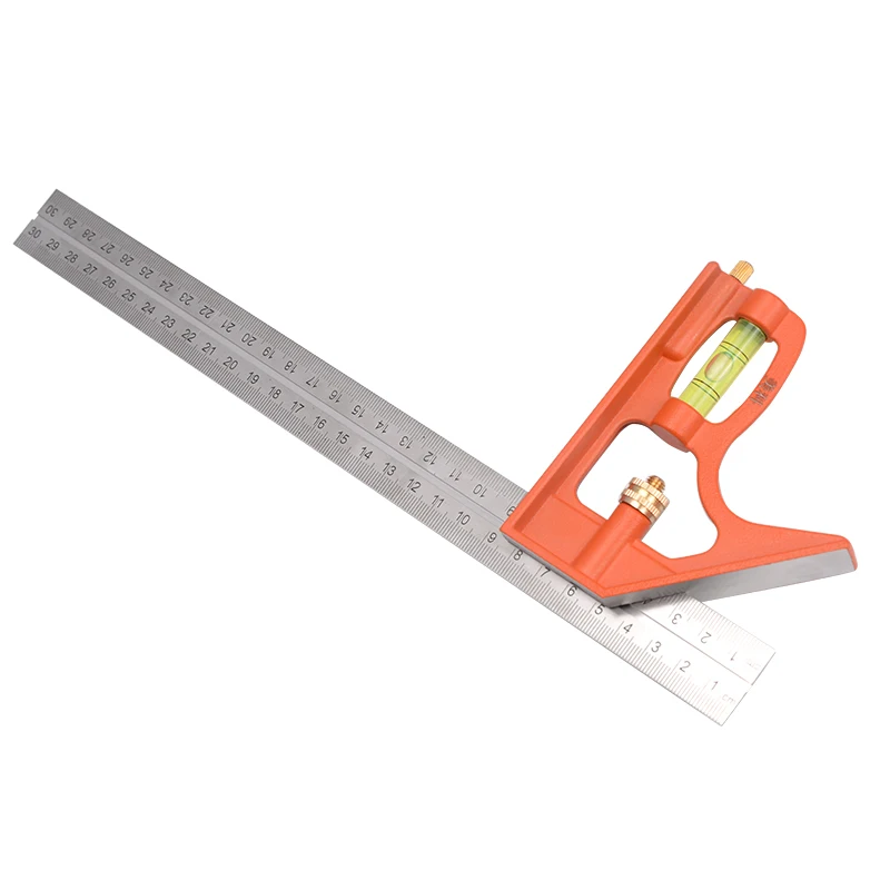 Combination Try Square Ruler 300mm Universal Angle Turner Stainless