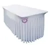 YT00500 High quality Wholesale White Spandex Elastic Table Cover for Wedding programs