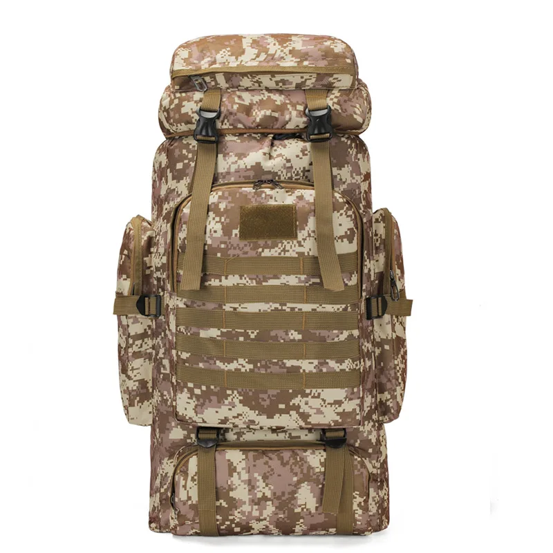 70L 80L Camping Hiking Tactical Backpack Molle Rucksack Waterproof Traveling Daypack for Trekking Hunting supplier