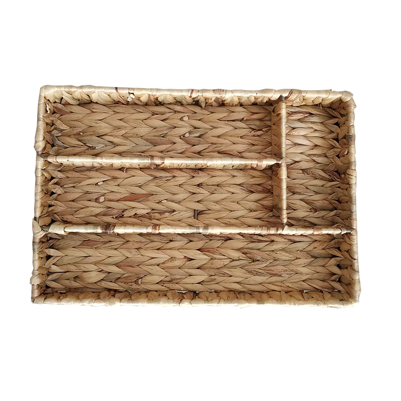 Water Hyacinth Basket Gift Basket Tray Cutlery Holder Ecofriendly
