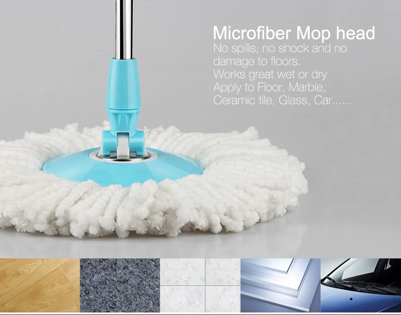 2020 Innovative Cleaning Mop Factory Price Walkable Spin Mop 360 With Pedal