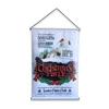 Advertising Wall Scroll Hanging Images Polyester Fabric Banner For Home Decoration