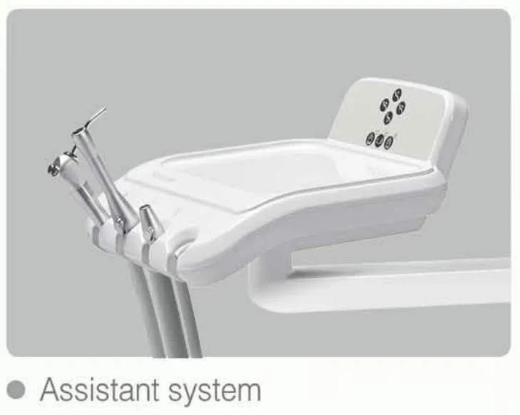 Std580 Suntem Brands Dental Chair Equipment With 3 Way Syringe Unit