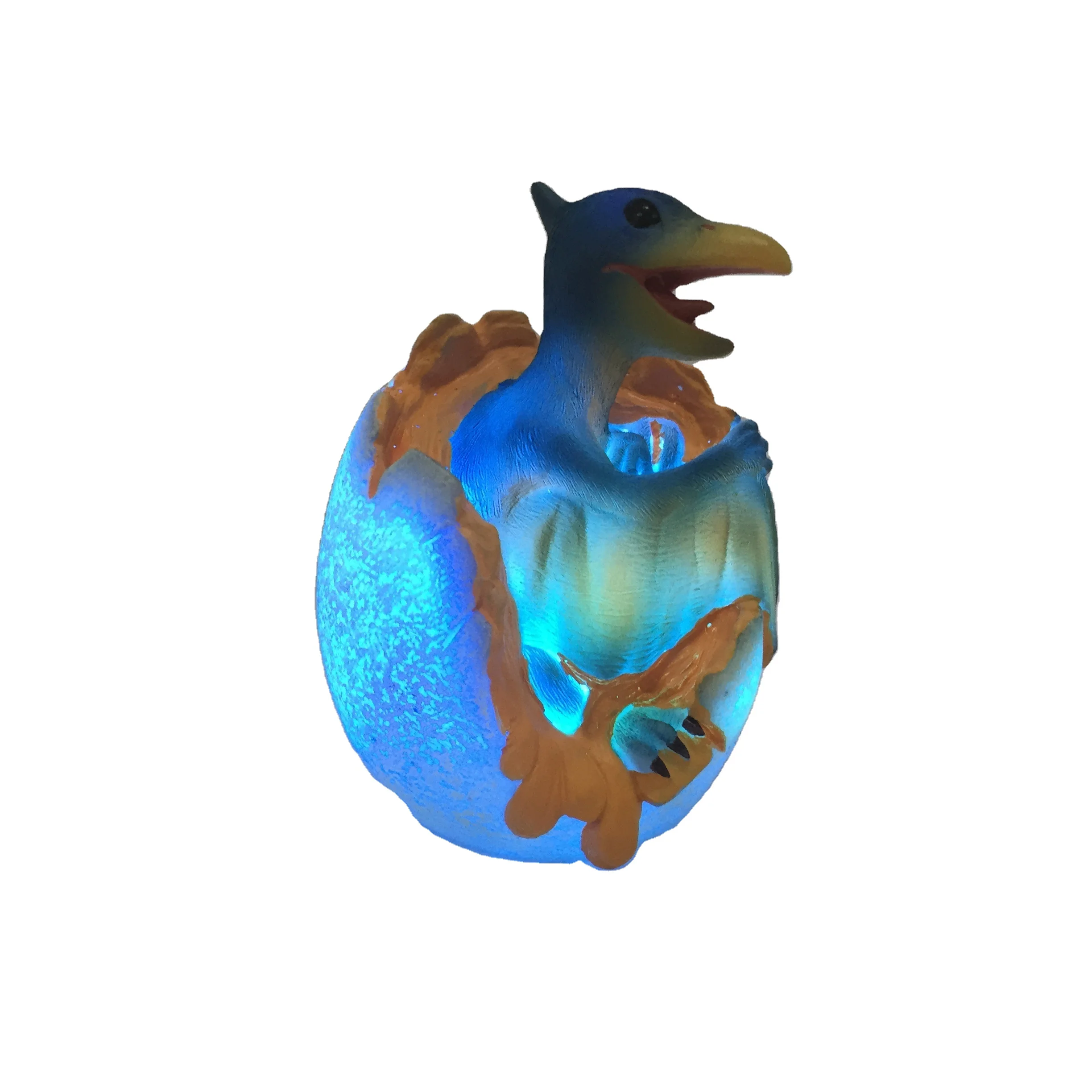 
PVC Dinosaur Eggs with LED Color Changing Lights, 6PCS Dinosaur Eggs Light- up Toys, Gifts for Children 