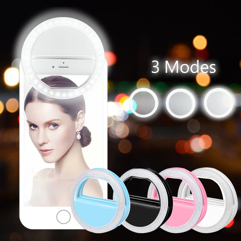 amazon top seller Phone Camera Photography video Clip light tiktok Selfie LED Ring Light