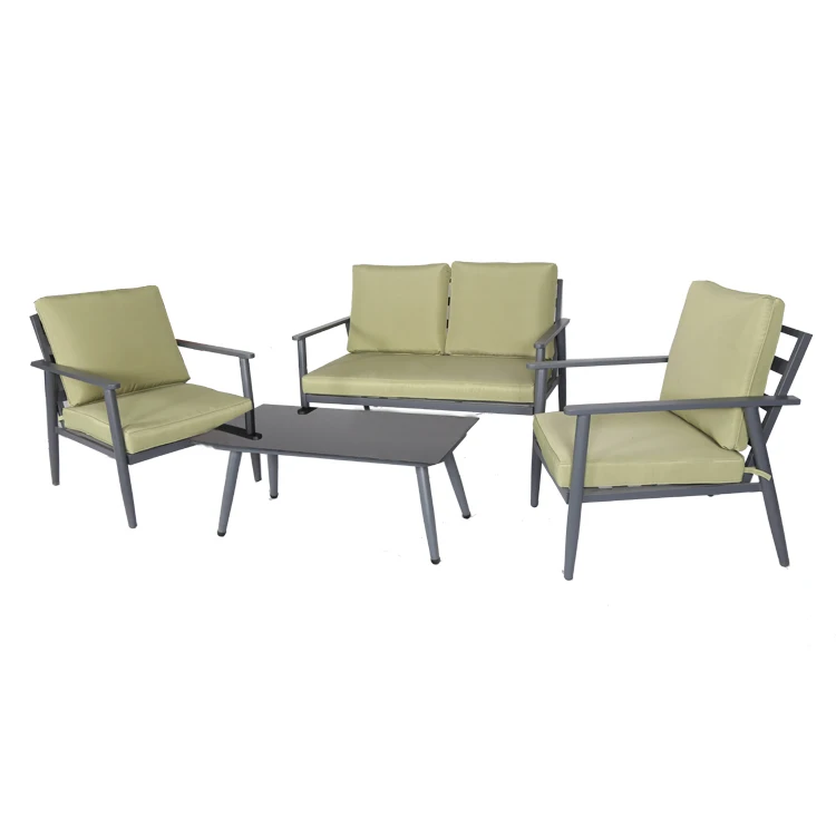 product 4pcs aluminium patio furniture outdoor furniture aluminium garden sofa set316-3
