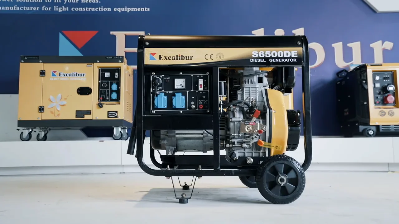 Manufacturers 5kva Diesel Generator Super Silent Portable Open Type