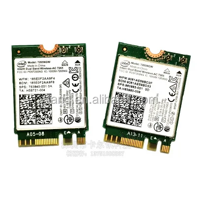 Dual Band Wireless Ac 7265 802 11ac Wi Fi Bluetooth 4 0 7265ngw Laptop Network Card M 2 Ngff Wifi Adapter Buy 7265ngw Wifi Card 7265 Wireless Ac Wifi Adapter 7265ngw Wifi Adapter Product On Alibaba Com