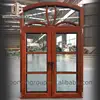 OEM wood combination storm windows winter window with an arch