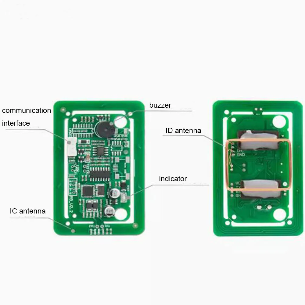 Taidacent USB TTL RS485 Access Control Dual-Frequency Reader