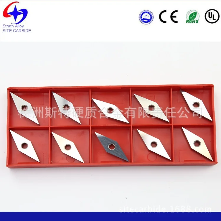 Zhuzhou CNC Cutting Inserts PCD/CBN Cemented Carbide Uncoated VNGA160402 Large Quantities at Favorable Prices