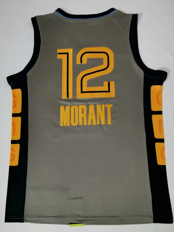 Source Men's Ja Morant Jersey Embroidery Basketball Uniforms #12 Ja Morant  Basketball Jersey on m.