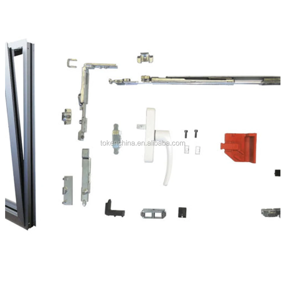 Aluminum Window System Tilt And Turn Windows Mechanism Hardware