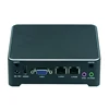 Black color Intel N2805 processor dual lan port fanless industrial computer smallest nuc mini pc with 2GB RAM &32GB SSD