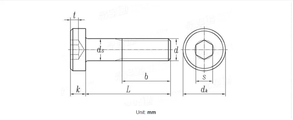 Din7984 Low Profile Hex Socket Head Cap Screws 8.8/10.9/12.9 Grade Thin ...