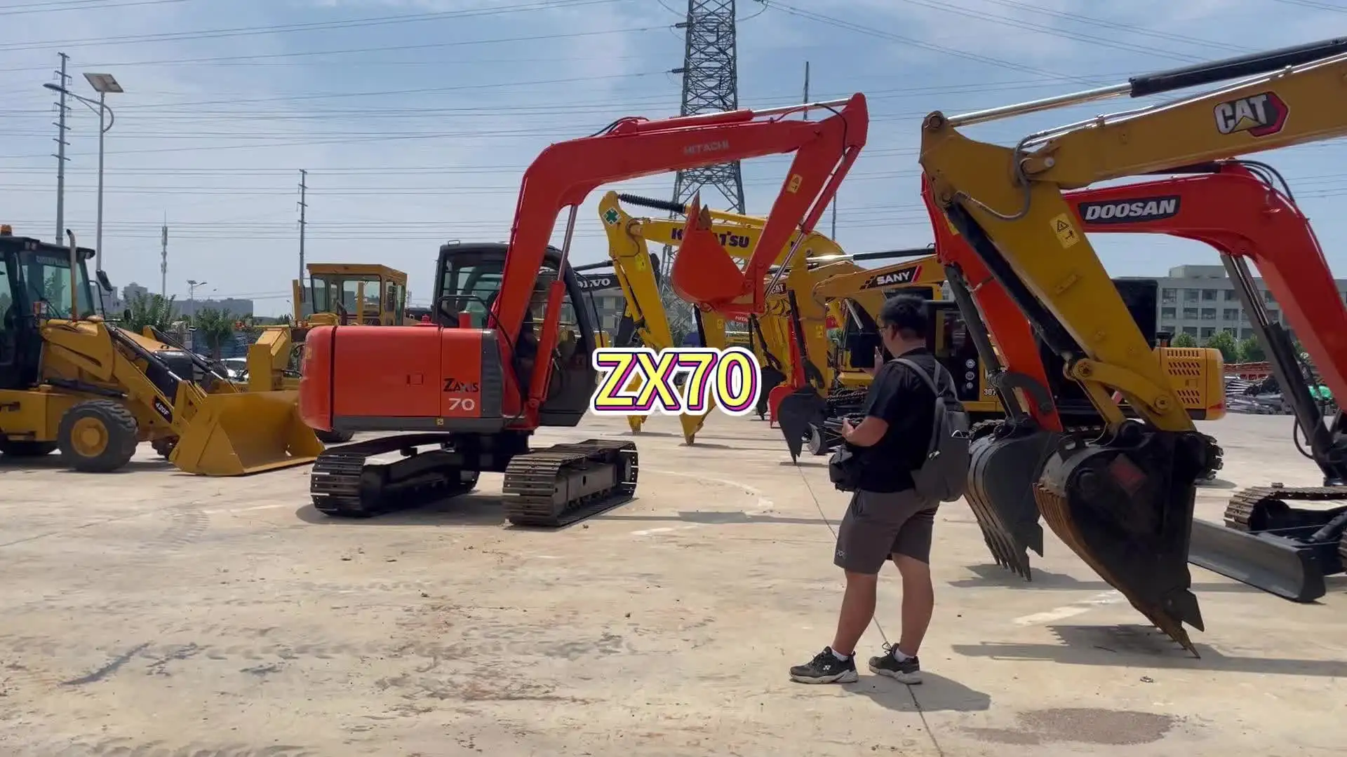 Hitachi Zaxis 70 Mini Excavator - 7 Ton Earthmoving Power