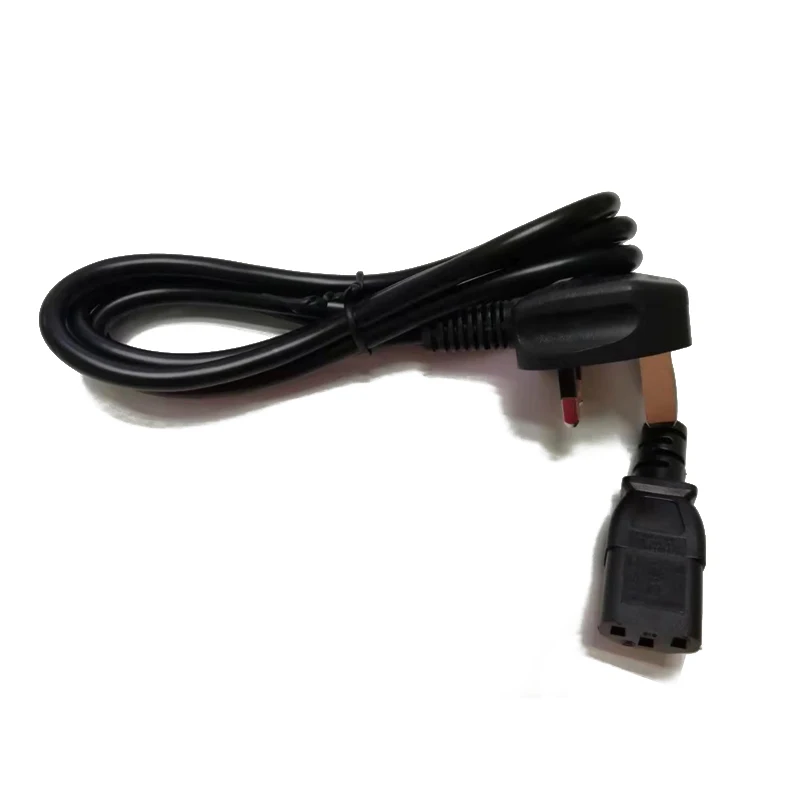 Good Quality British UK Plug 3 prong Laptop AC Power Cable Original Extension Cable 1.5m