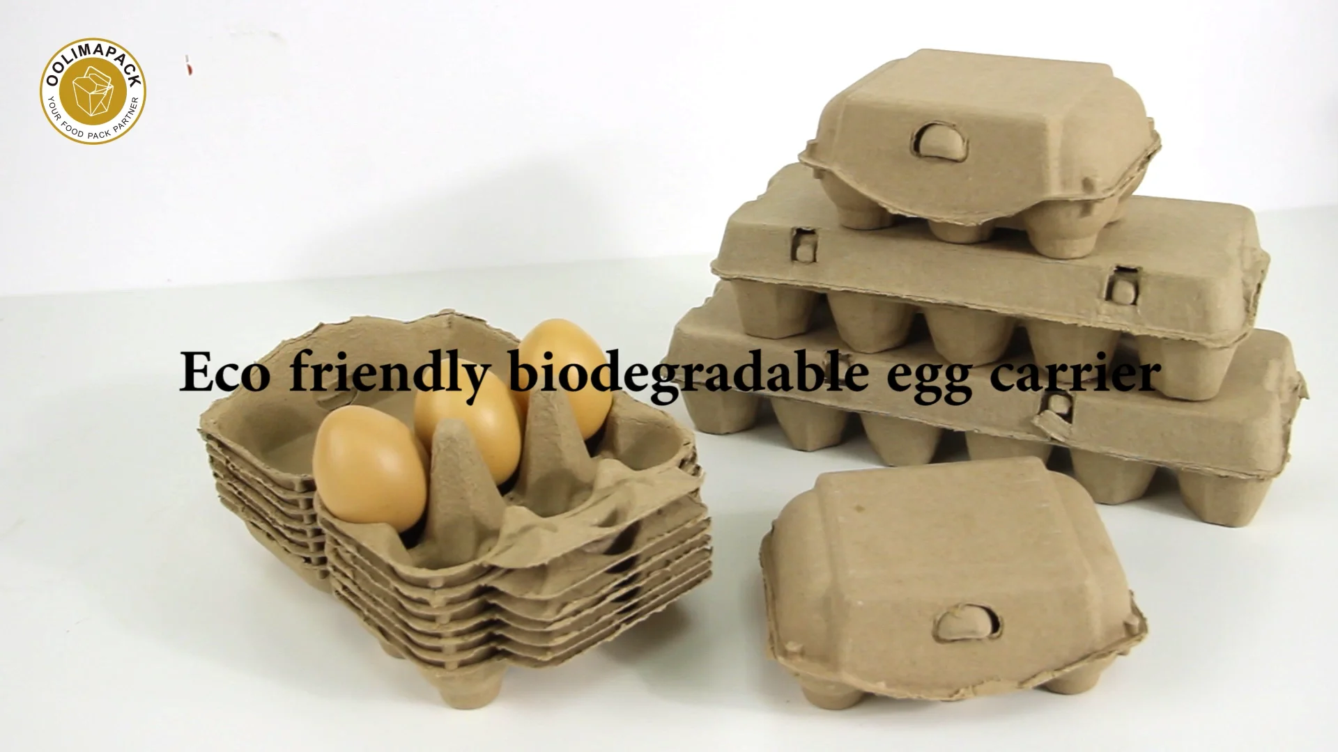 Biodegradable Ecofriendly Sell 12 /6 Eggs Paper Packaging Pulp Fiber