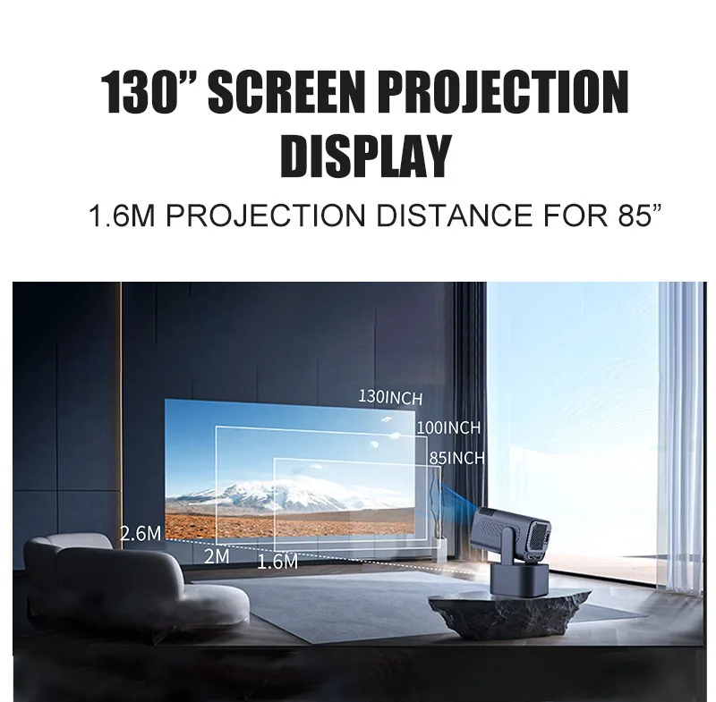 Projector Definition Computer Rgb YS-301 Ultra-High-Definition Mini Projector RGB for Home Theatre ...